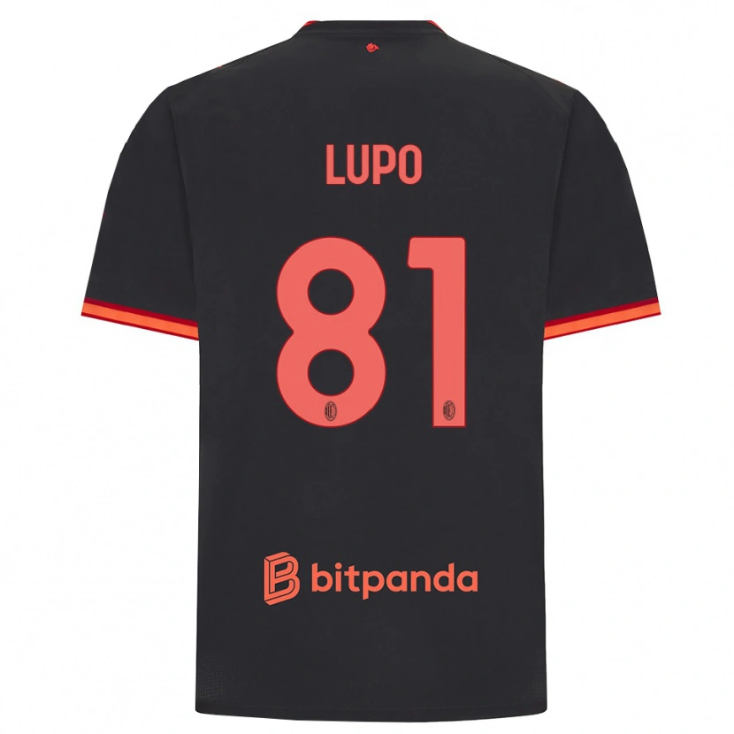 Danxen Heren Simone Lupo #81 Zwart Rood Thuisshirt Derde Tenue 2026/27 T-Shirt België
