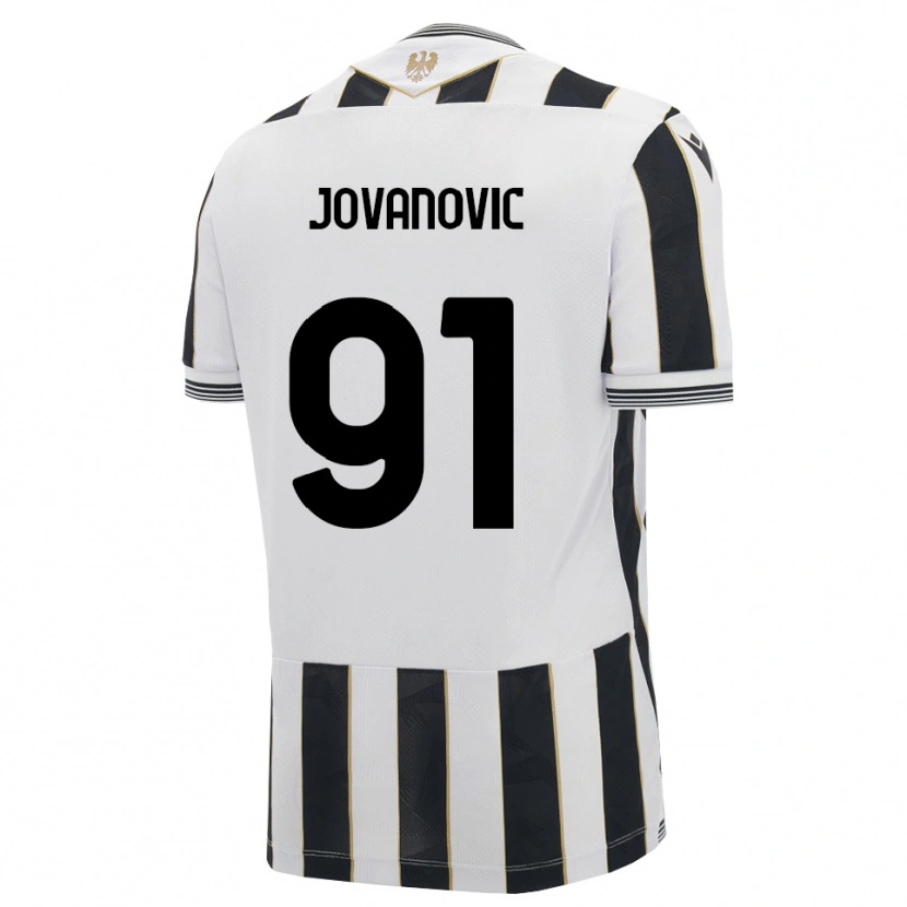 Danxen Heren Lazar Jovanovic #91 Zwart Wit Roze Thuisshirt Thuistenue 2026/27 T-Shirt België