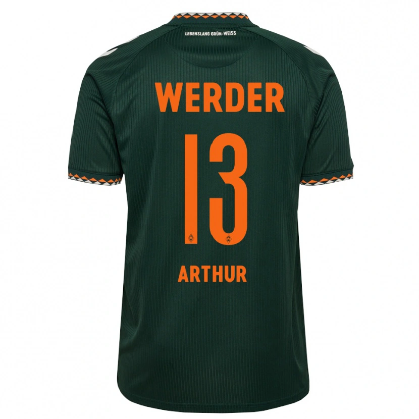 Danxen Heren Arthur Augusto De Matos Soares #13 Donkergroen Oranje Wit Uitshirt Uittenue 2026/27 T-Shirt België