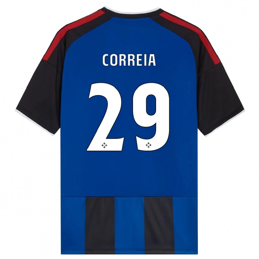 Danxen Heren Omar Correia #29 Zwart Rood Wit Blauw Thuisshirt Thuistenue 2026/27 T-Shirt België