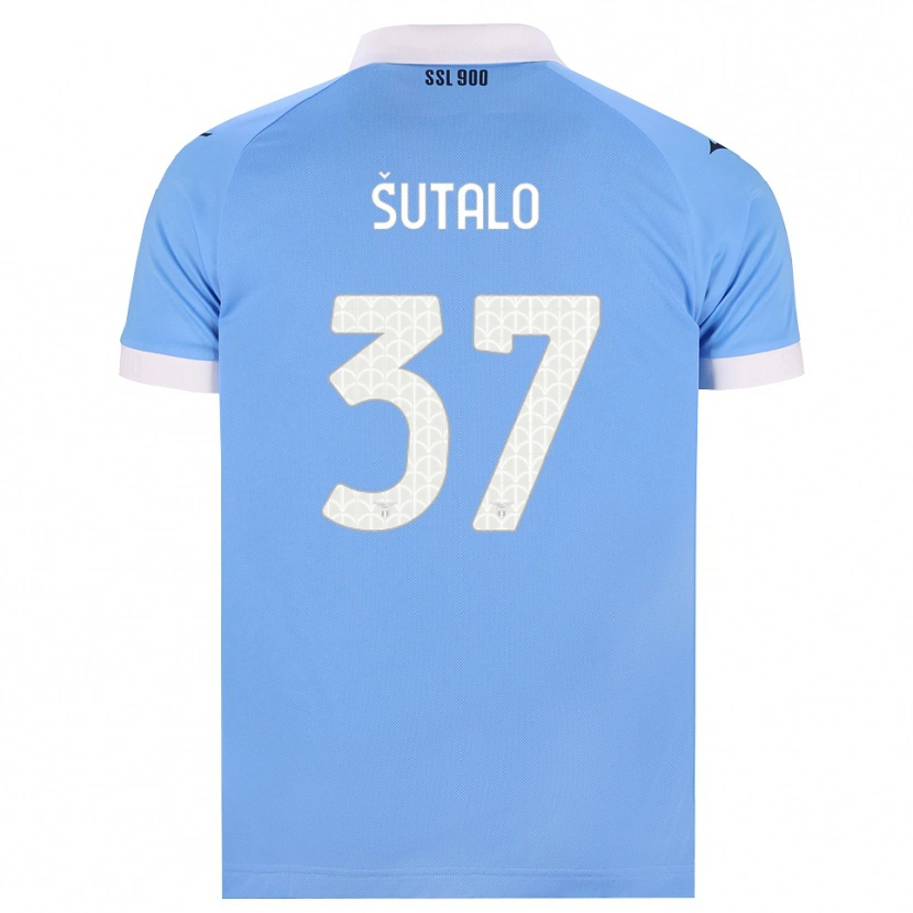 Danxen Dames Josip Sutalo #37 Hemelsblauw Zwart Wit Thuisshirt Thuistenue 2026/27 T-Shirt België