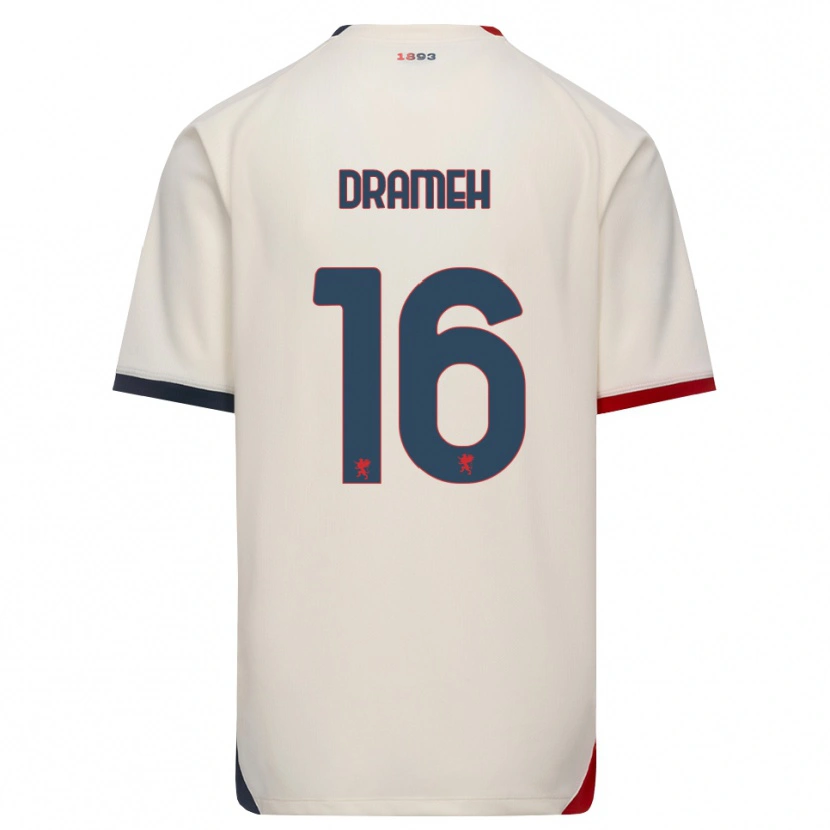 Danxen Dames Cody Drameh #16 Off-White Rood Uitshirt Uittenue 2026/27 T-Shirt België