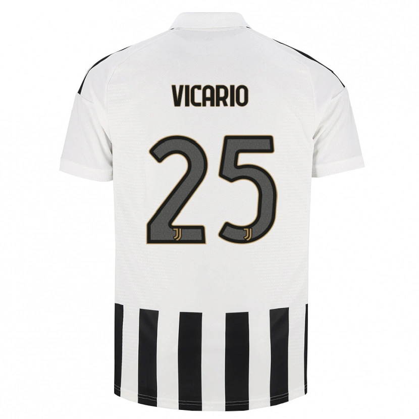 Danxen Dames Guglielmo Vicario #25 Zwart Wit Bruin Thuisshirt Thuistenue 2026/27 T-Shirt België