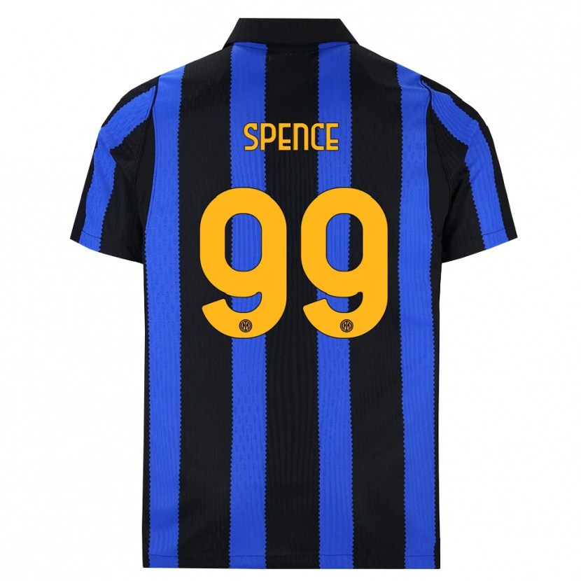 Danxen Dames Djed Spence #99 Zwart Blauw Geel Thuisshirt Thuistenue 2026/27 T-Shirt België