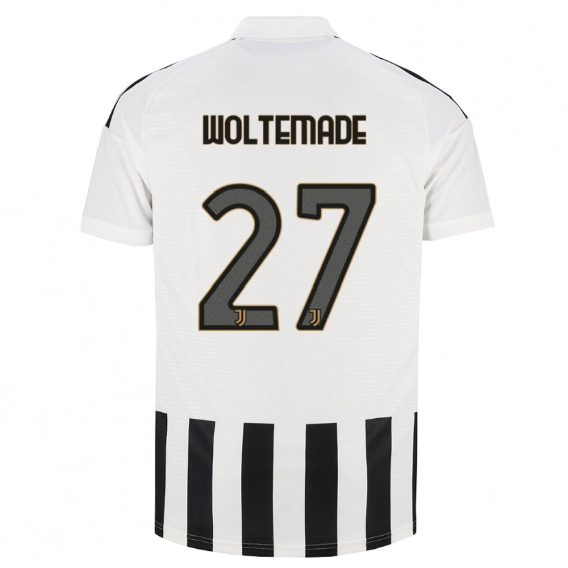 Danxen Dames Nick Woltemade #27 Zwart Wit Bruin Thuisshirt Thuistenue 2026/27 T-Shirt België