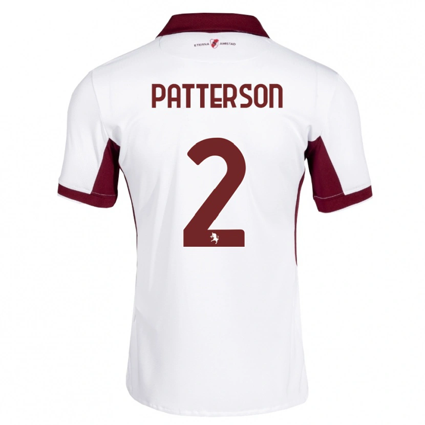 Danxen Dames Nathan Patterson #2 Bordeauxrood Wit Rood Uitshirt Uittenue 2026/27 T-Shirt België