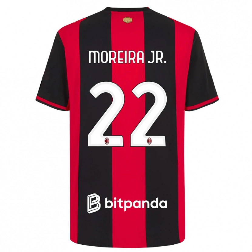 Danxen Dames Diego Moreira #22 Rood Zwart Wit Thuisshirt Thuistenue 2026/27 T-Shirt België