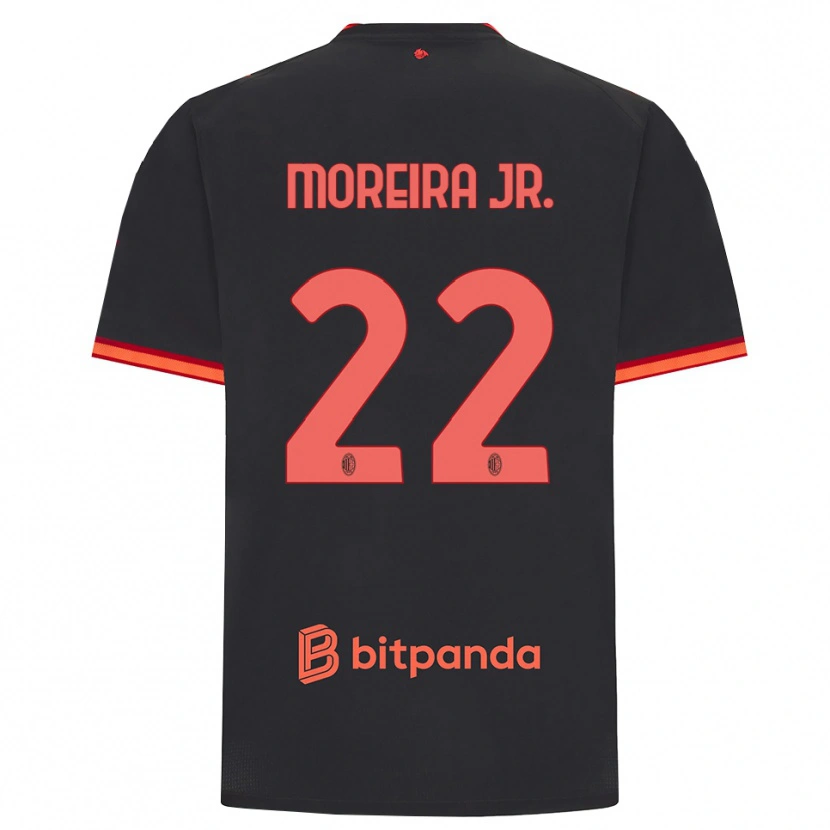Danxen Dames Diego Moreira #22 Zwart Rood Thuisshirt Derde Tenue 2026/27 T-Shirt België