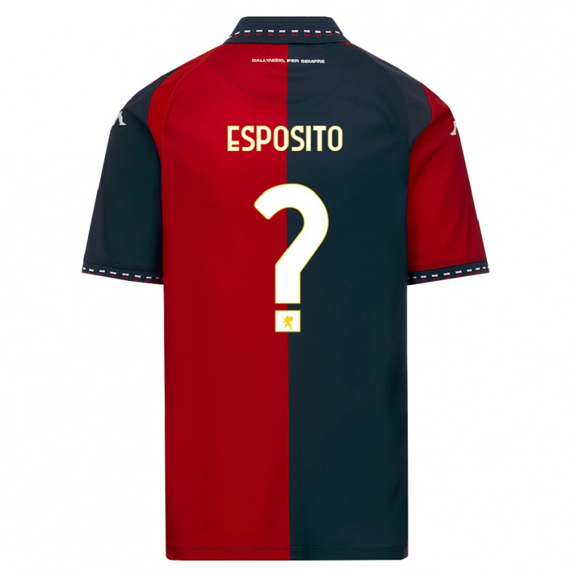 Danxen Dames Alessandro Esposito #0 Rood Zwart Wit Thuisshirt Thuistenue 2026/27 T-Shirt België