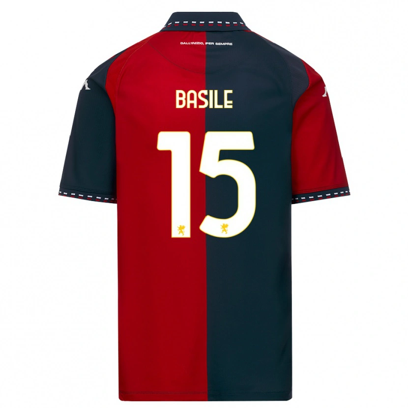 Danxen Dames Cosimo Basile #15 Rood Zwart Wit Thuisshirt Thuistenue 2026/27 T-Shirt België