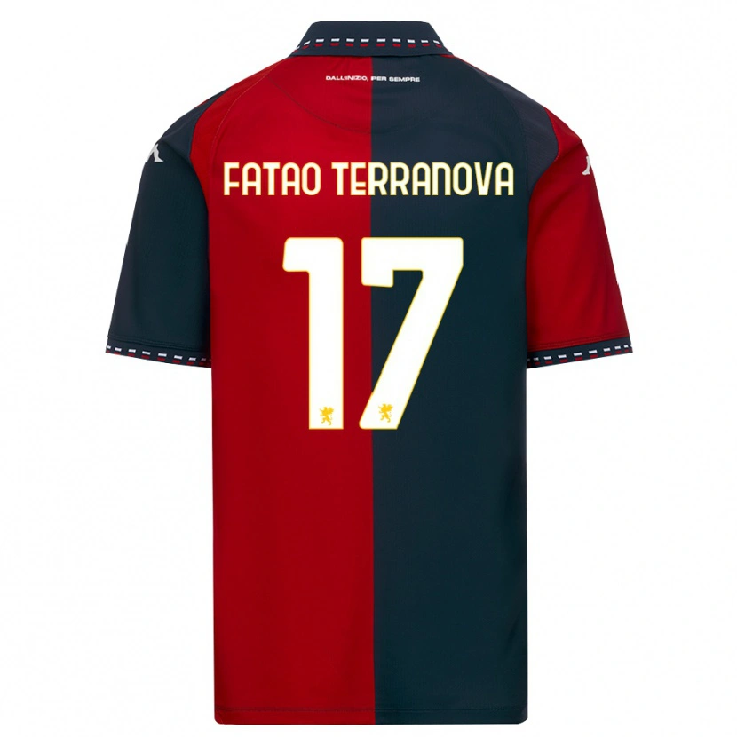 Danxen Dames Emanuele Fatao Terranova #17 Rood Zwart Wit Thuisshirt Thuistenue 2026/27 T-Shirt België