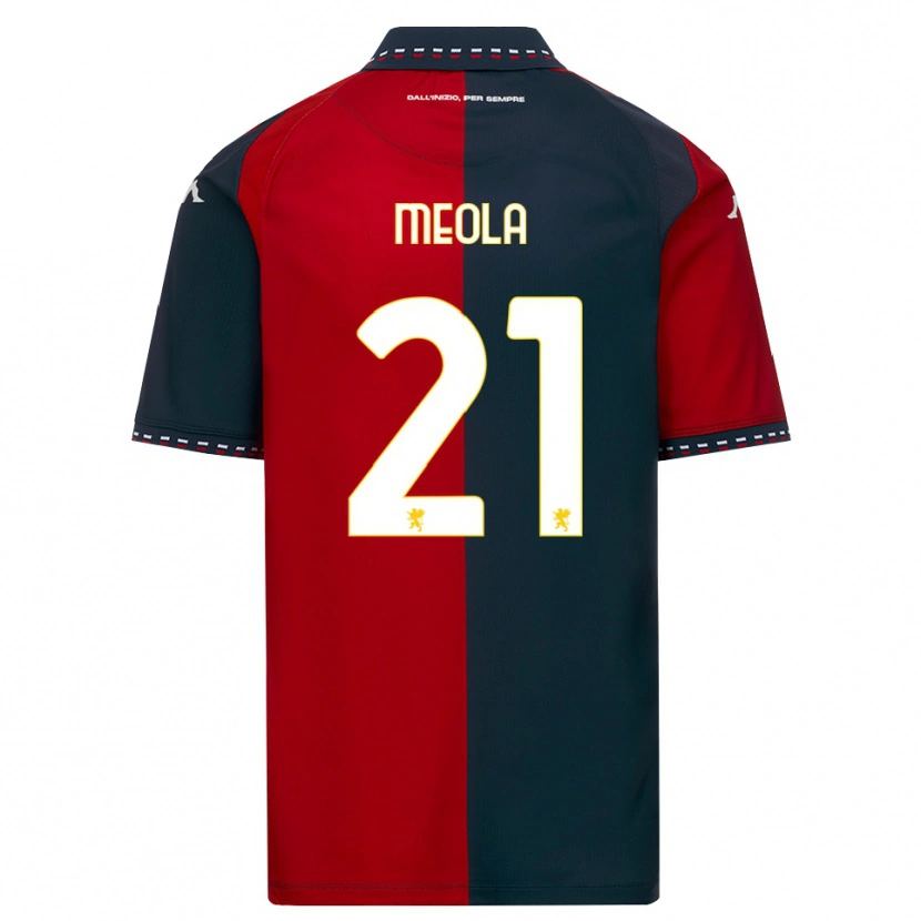 Danxen Dames Kevin Meola #21 Rood Zwart Wit Thuisshirt Thuistenue 2026/27 T-Shirt België