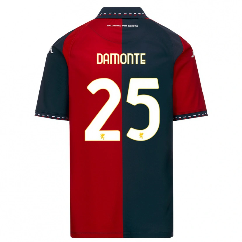 Danxen Dames Lorenzo Damonte #25 Rood Zwart Wit Thuisshirt Thuistenue 2026/27 T-Shirt België