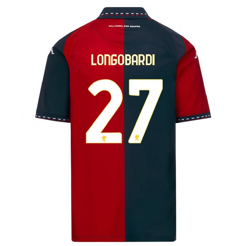 Danxen Dames Giovanni Longobardi #27 Rood Zwart Wit Thuisshirt Thuistenue 2026/27 T-Shirt België