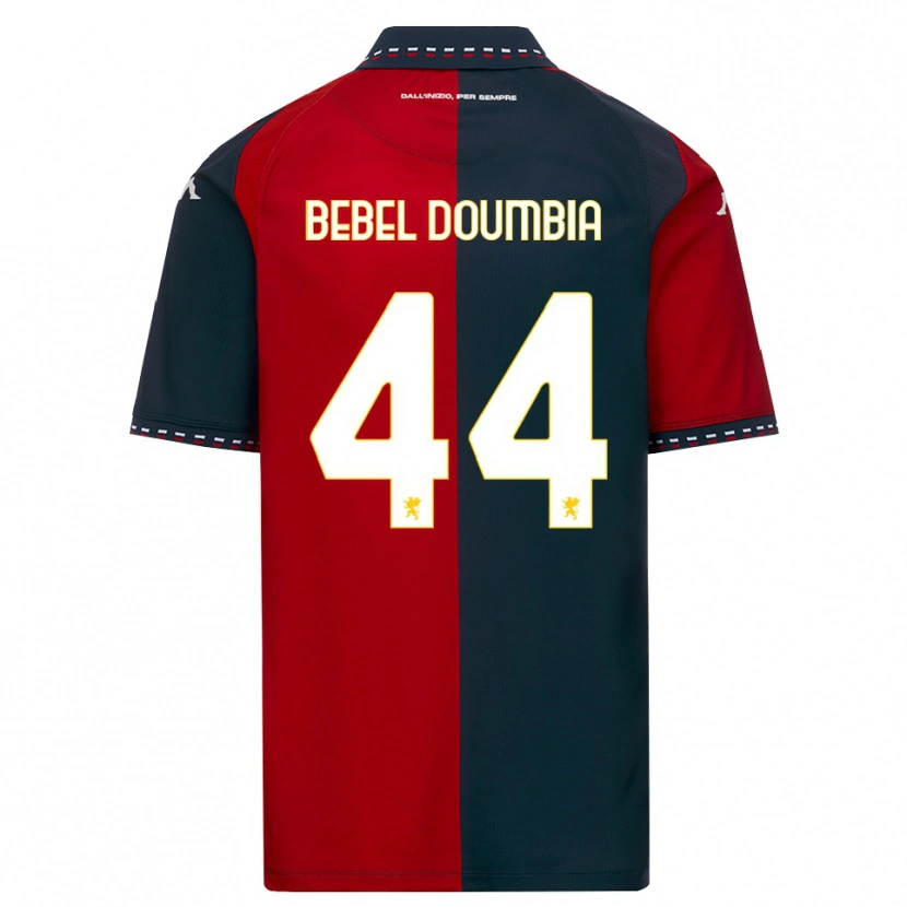 Danxen Dames Chec Bebel Doumbia #44 Rood Zwart Wit Thuisshirt Thuistenue 2026/27 T-Shirt België