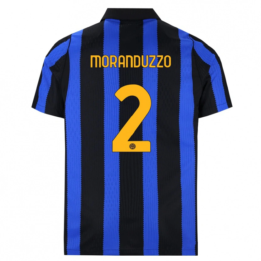 Danxen Dames Nicolo Moranduzzo #2 Zwart Blauw Geel Thuisshirt Thuistenue 2026/27 T-Shirt België