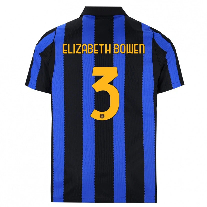 Danxen Dames Kate Elizabeth Bowen #3 Zwart Blauw Geel Thuisshirt Thuistenue 2026/27 T-Shirt België