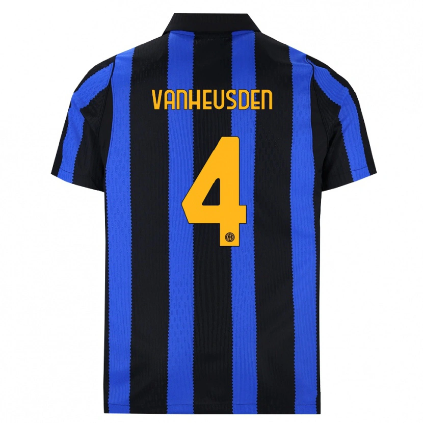 Danxen Dames Zinho Vanheusden #4 Zwart Blauw Geel Thuisshirt Thuistenue 2026/27 T-Shirt België