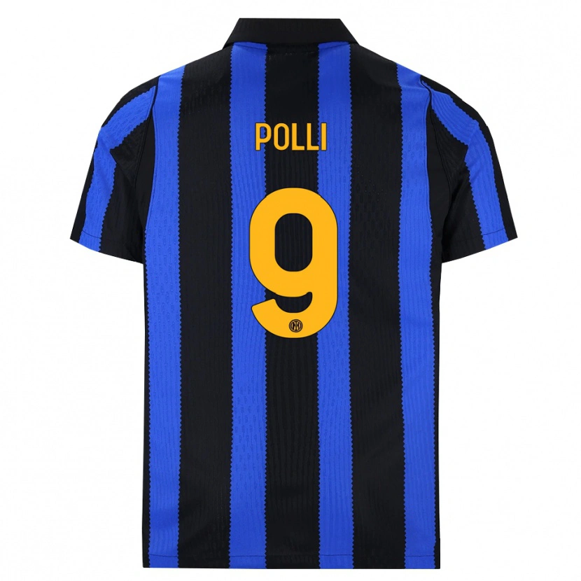 Danxen Dames Elisa Polli #9 Zwart Blauw Geel Thuisshirt Thuistenue 2026/27 T-Shirt België