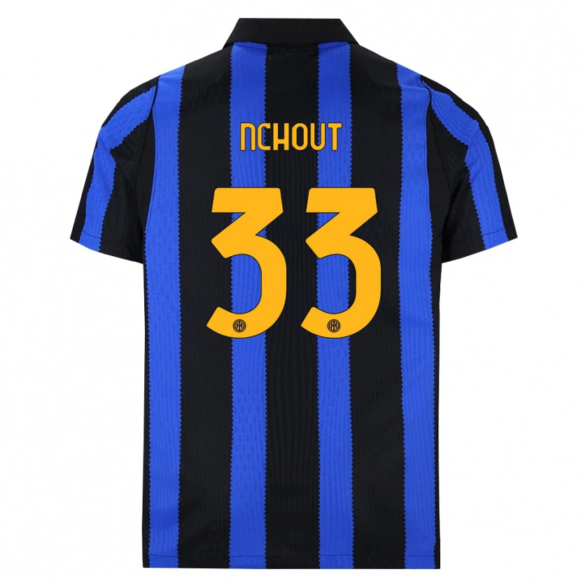 Danxen Dames Ajara Nchout #33 Zwart Blauw Geel Thuisshirt Thuistenue 2026/27 T-Shirt België
