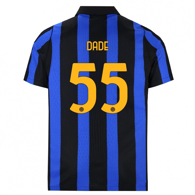 Danxen Dames Emmanuel Dade #55 Zwart Blauw Geel Thuisshirt Thuistenue 2026/27 T-Shirt België