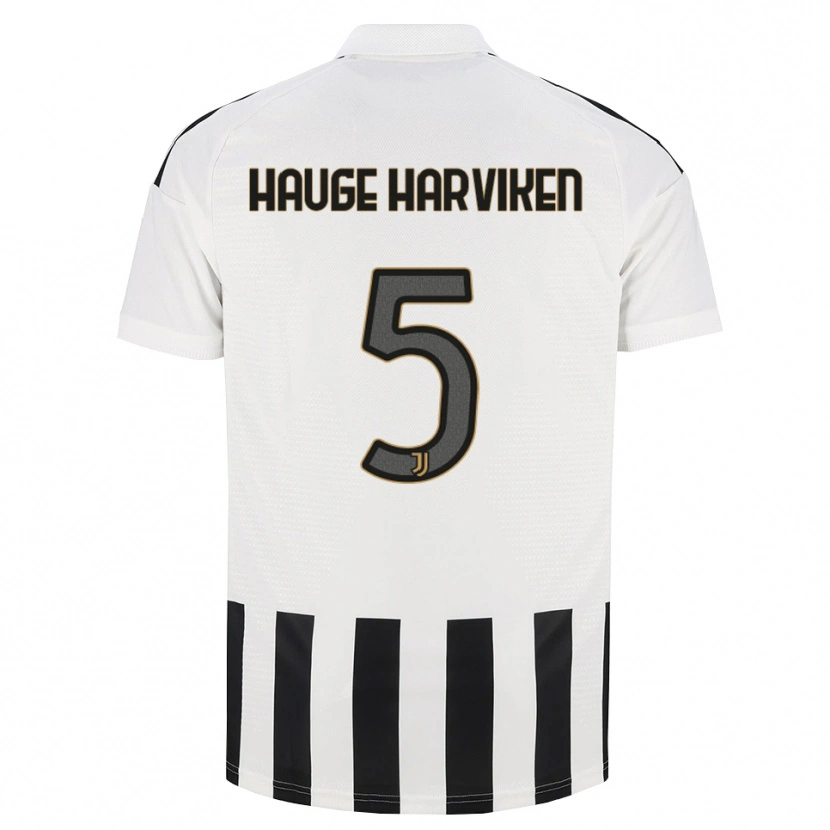 Danxen Dames Mathilde Hauge Harviken #5 Zwart Wit Bruin Thuisshirt Thuistenue 2026/27 T-Shirt België