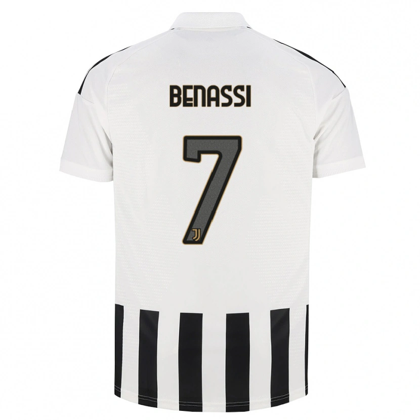 Danxen Dames Federico Benassi #7 Zwart Wit Bruin Thuisshirt Thuistenue 2026/27 T-Shirt België
