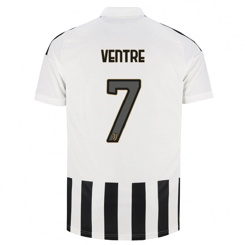 Danxen Dames Alessandro Ventre #7 Zwart Wit Bruin Thuisshirt Thuistenue 2026/27 T-Shirt België