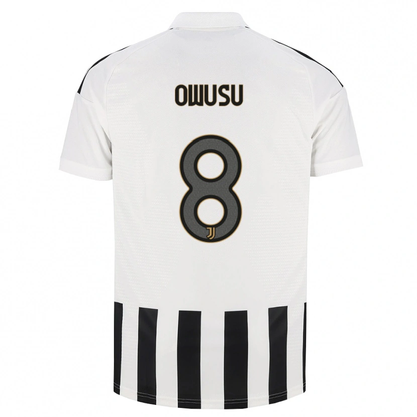 Danxen Dames Augusto Owusu #8 Zwart Wit Bruin Thuisshirt Thuistenue 2026/27 T-Shirt België