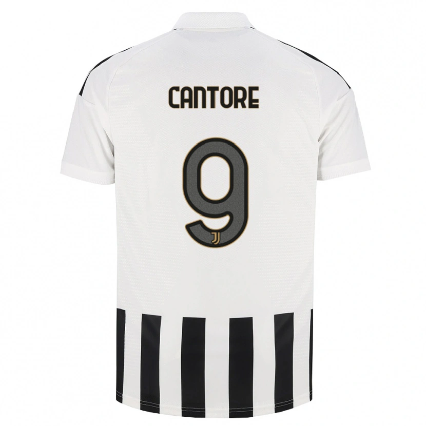 Danxen Dames Sofia Cantore #9 Zwart Wit Bruin Thuisshirt Thuistenue 2026/27 T-Shirt België