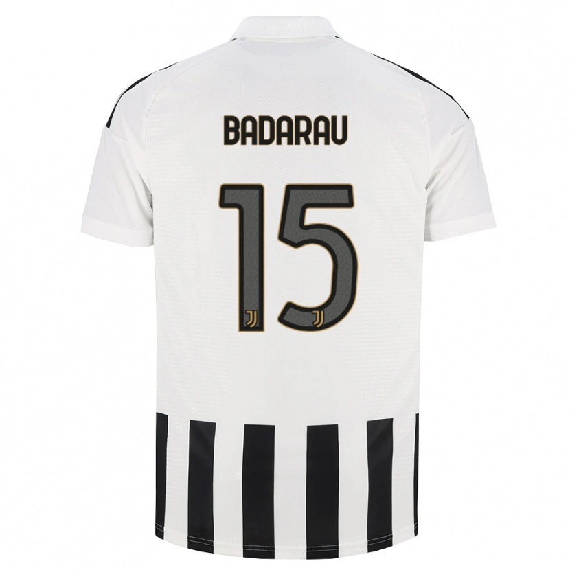 Danxen Dames Fabio Bădărău #15 Zwart Wit Bruin Thuisshirt Thuistenue 2026/27 T-Shirt België