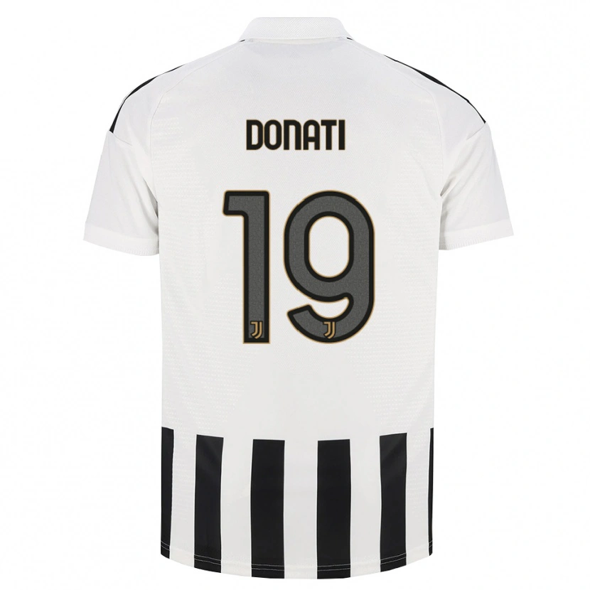 Danxen Dames Andrea Donati #19 Zwart Wit Bruin Thuisshirt Thuistenue 2026/27 T-Shirt België