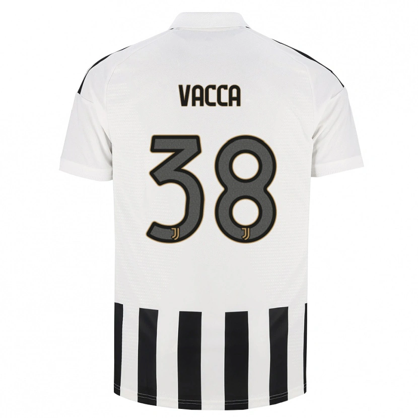 Danxen Dames Alessio Vacca #38 Zwart Wit Bruin Thuisshirt Thuistenue 2026/27 T-Shirt België