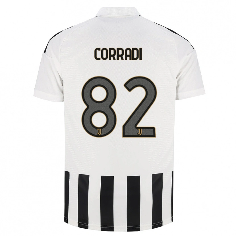Danxen Dames Christian Corradi #82 Zwart Wit Bruin Thuisshirt Thuistenue 2026/27 T-Shirt België
