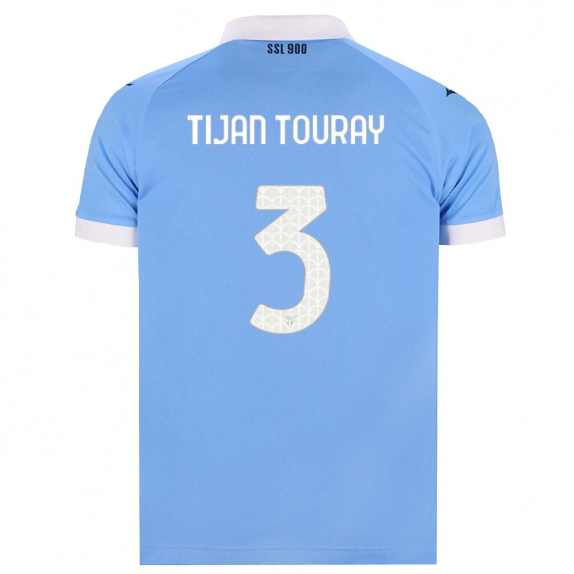 Danxen Dames Sheikh Tijan Touray #3 Hemelsblauw Zwart Wit Thuisshirt Thuistenue 2026/27 T-Shirt België