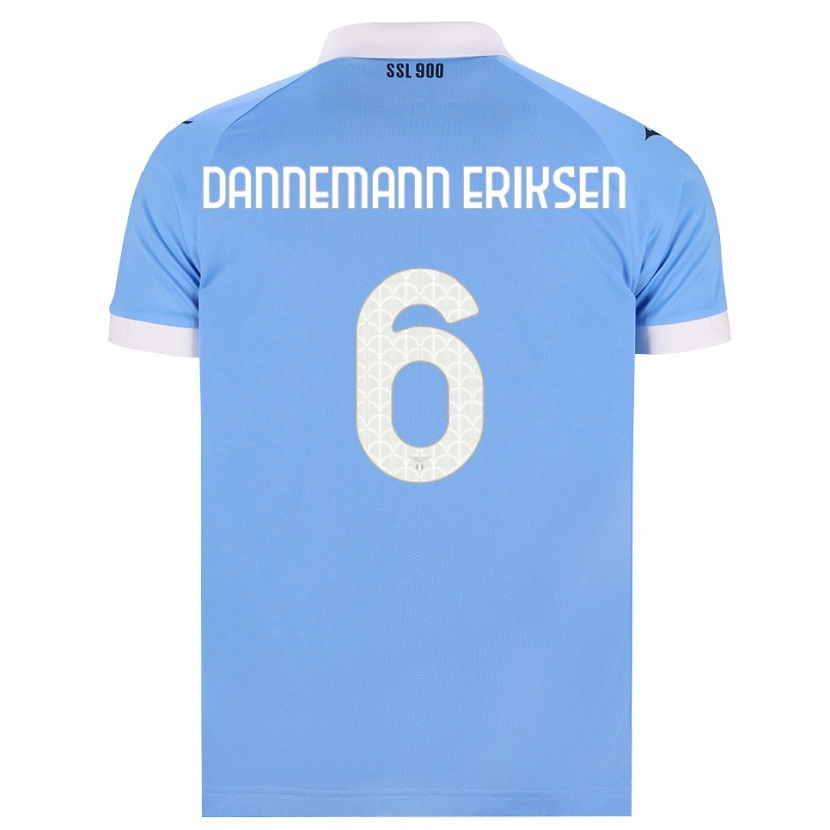 Danxen Dames Louise Dannemann Eriksen #6 Hemelsblauw Zwart Wit Thuisshirt Thuistenue 2026/27 T-Shirt België