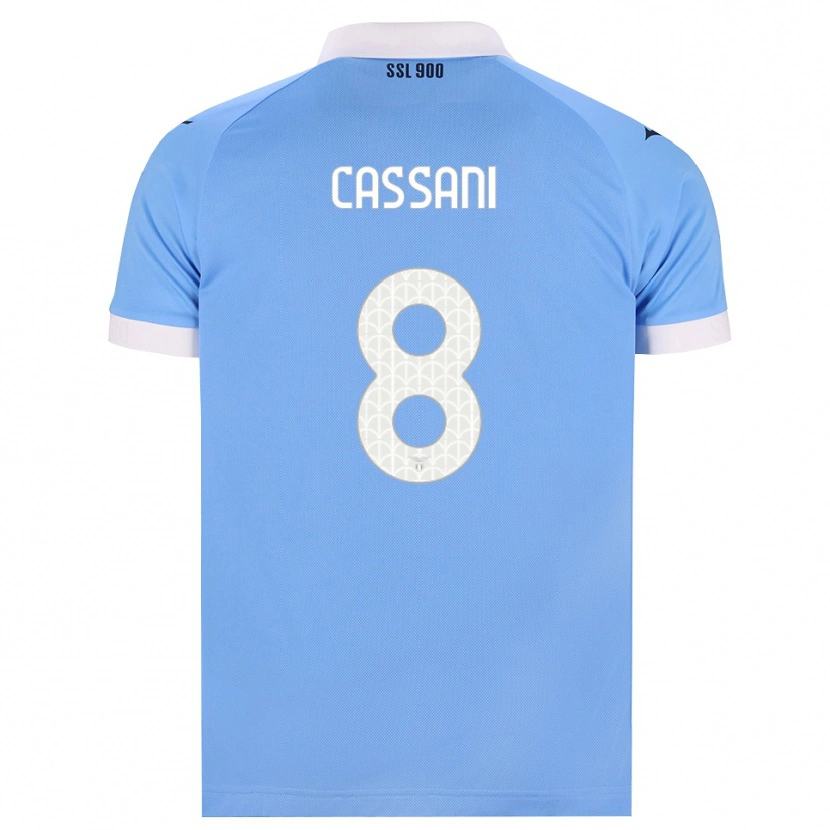 Danxen Dames Matteo Cassani #8 Hemelsblauw Zwart Wit Thuisshirt Thuistenue 2026/27 T-Shirt België