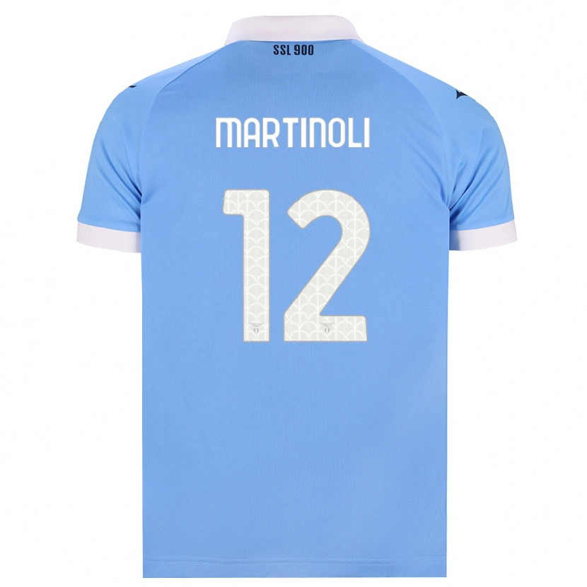 Danxen Dames Elettra Martinoli #12 Hemelsblauw Zwart Wit Thuisshirt Thuistenue 2026/27 T-Shirt België