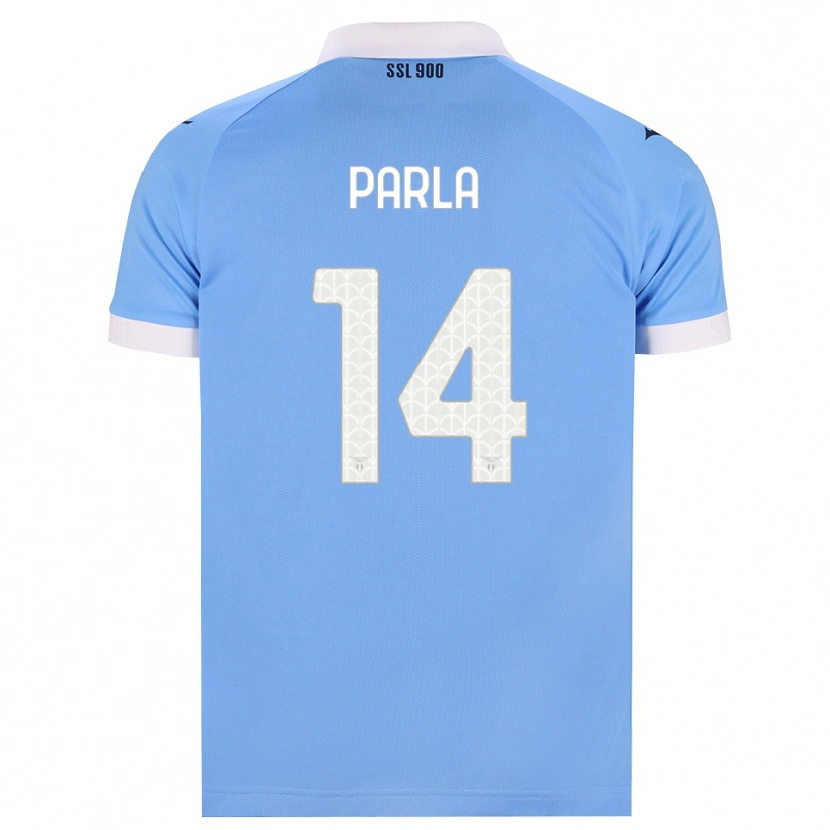 Danxen Dames Jacopo Parla #14 Hemelsblauw Zwart Wit Thuisshirt Thuistenue 2026/27 T-Shirt België