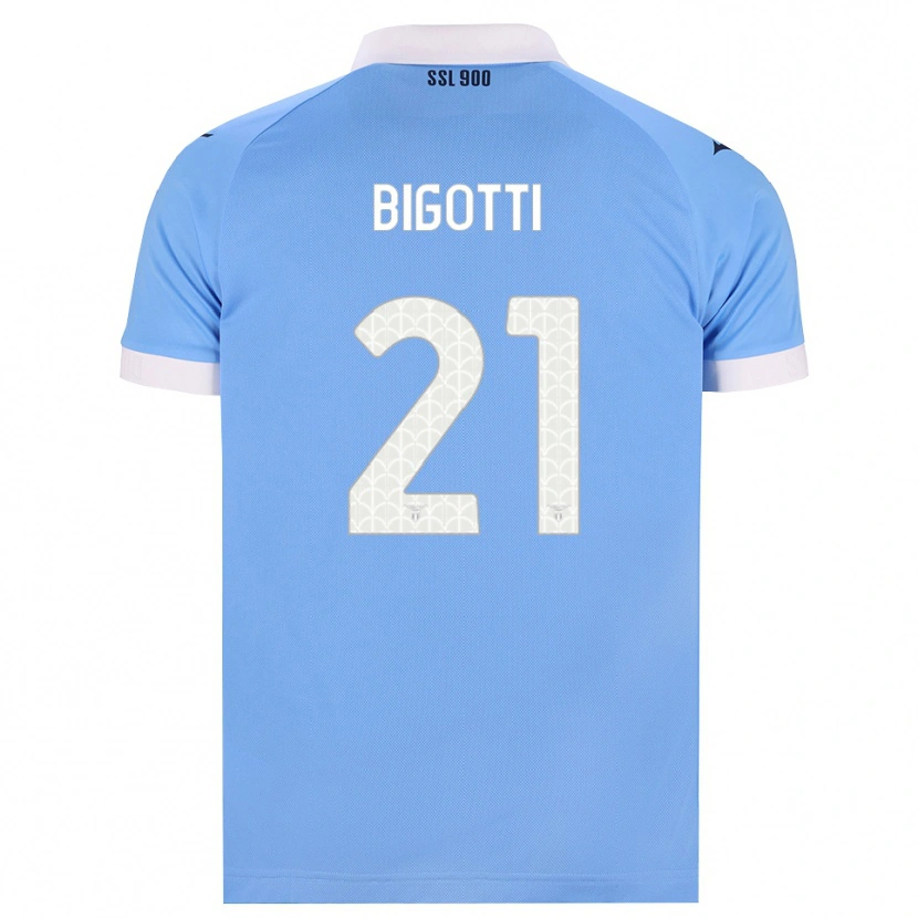 Danxen Dames Massimo Bigotti #21 Hemelsblauw Zwart Wit Thuisshirt Thuistenue 2026/27 T-Shirt België