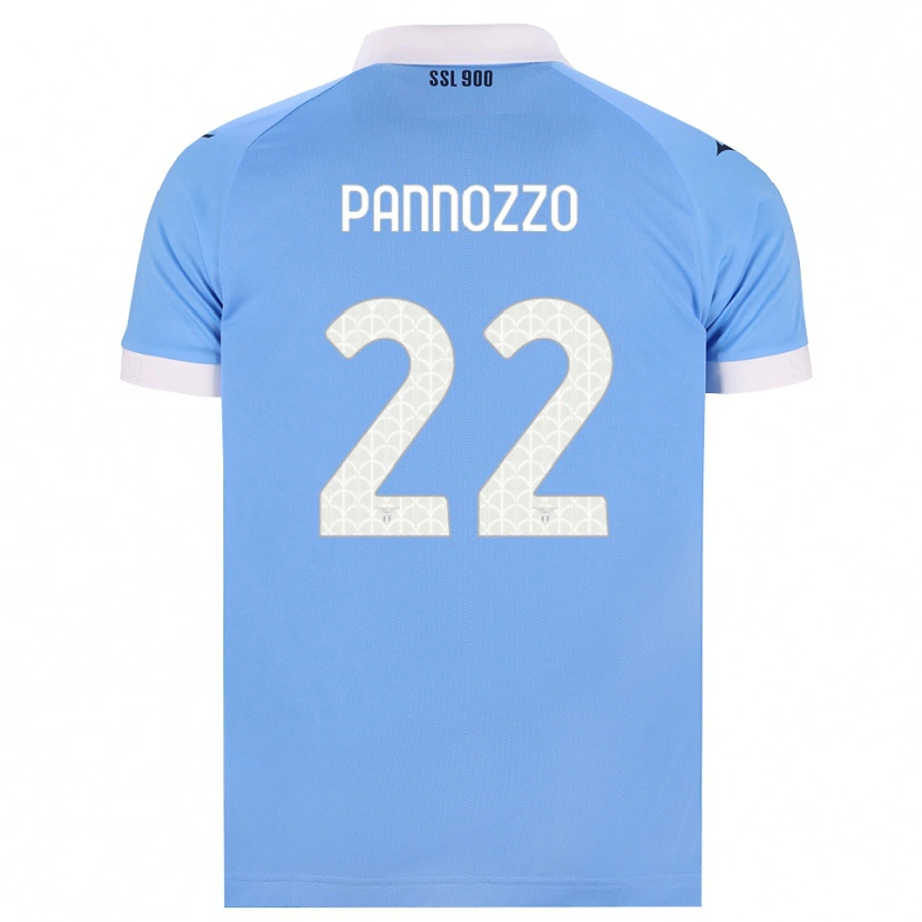 Danxen Dames Nicolò Pannozzo #22 Hemelsblauw Zwart Wit Thuisshirt Thuistenue 2026/27 T-Shirt België