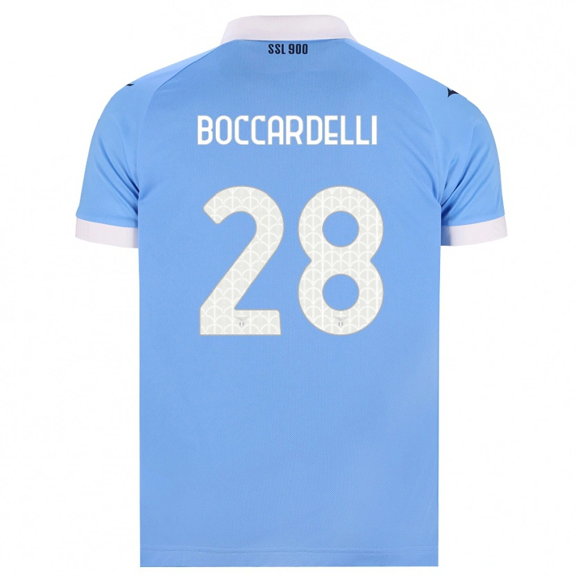 Danxen Dames Tommaso Boccardelli #28 Hemelsblauw Zwart Wit Thuisshirt Thuistenue 2026/27 T-Shirt België