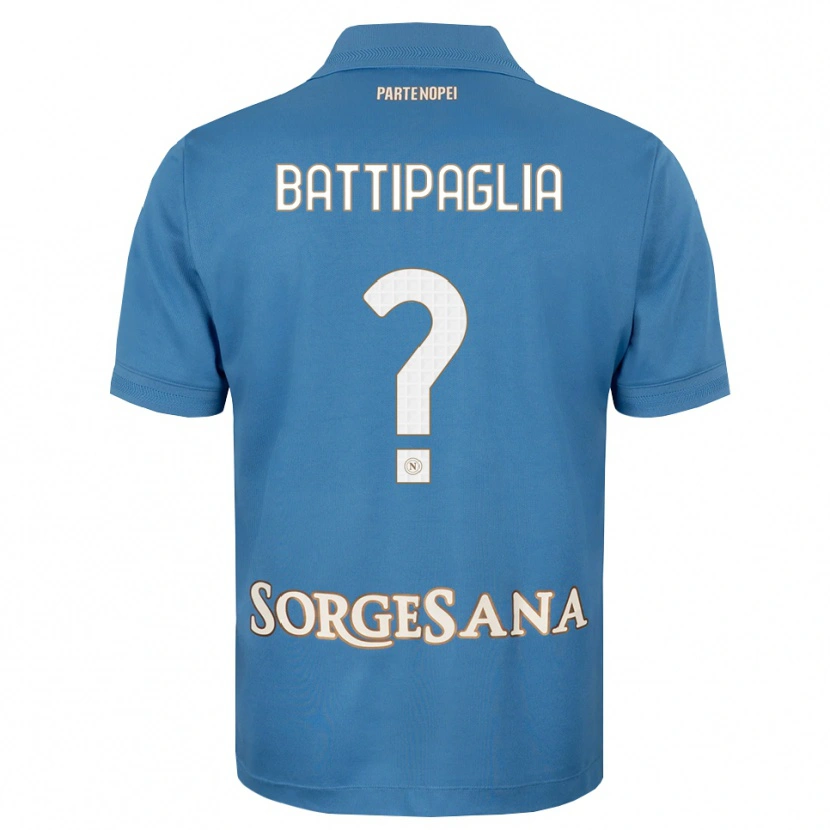 Danxen Dames Luca Battipaglia #0 Haze Blauw Wit Thuisshirt Thuistenue 2026/27 T-Shirt België