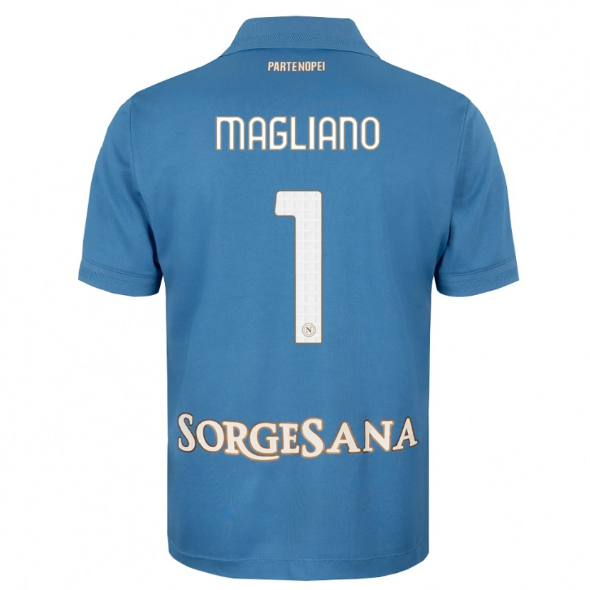 Danxen Dames Mattia Magliano #1 Haze Blauw Wit Thuisshirt Thuistenue 2026/27 T-Shirt België