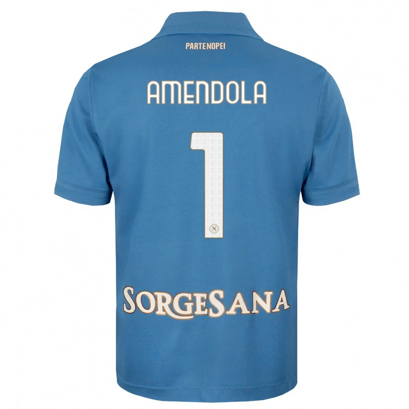 Danxen Dames Antonio Amendola #1 Haze Blauw Wit Thuisshirt Thuistenue 2026/27 T-Shirt België
