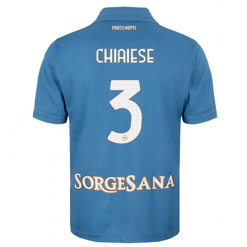 Danxen Dames Riccardo Chiaiese #3 Haze Blauw Wit Thuisshirt Thuistenue 2026/27 T-Shirt België