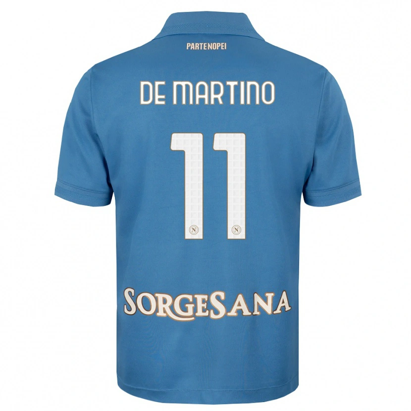 Danxen Dames Giuseppe De Martino #11 Haze Blauw Wit Thuisshirt Thuistenue 2026/27 T-Shirt België