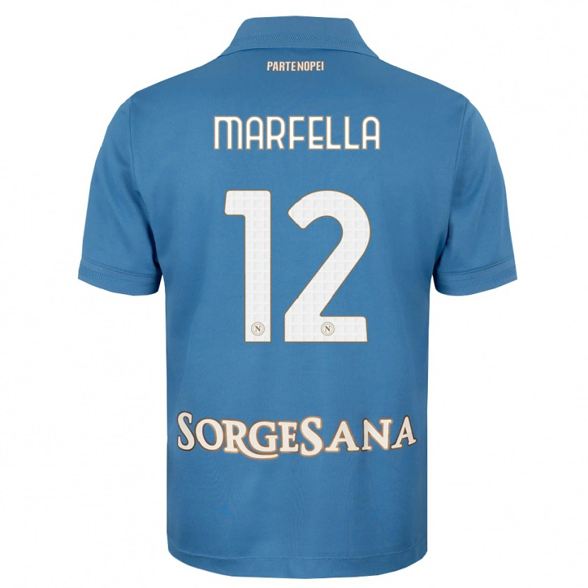 Danxen Dames Davide Marfella #12 Haze Blauw Wit Thuisshirt Thuistenue 2026/27 T-Shirt België