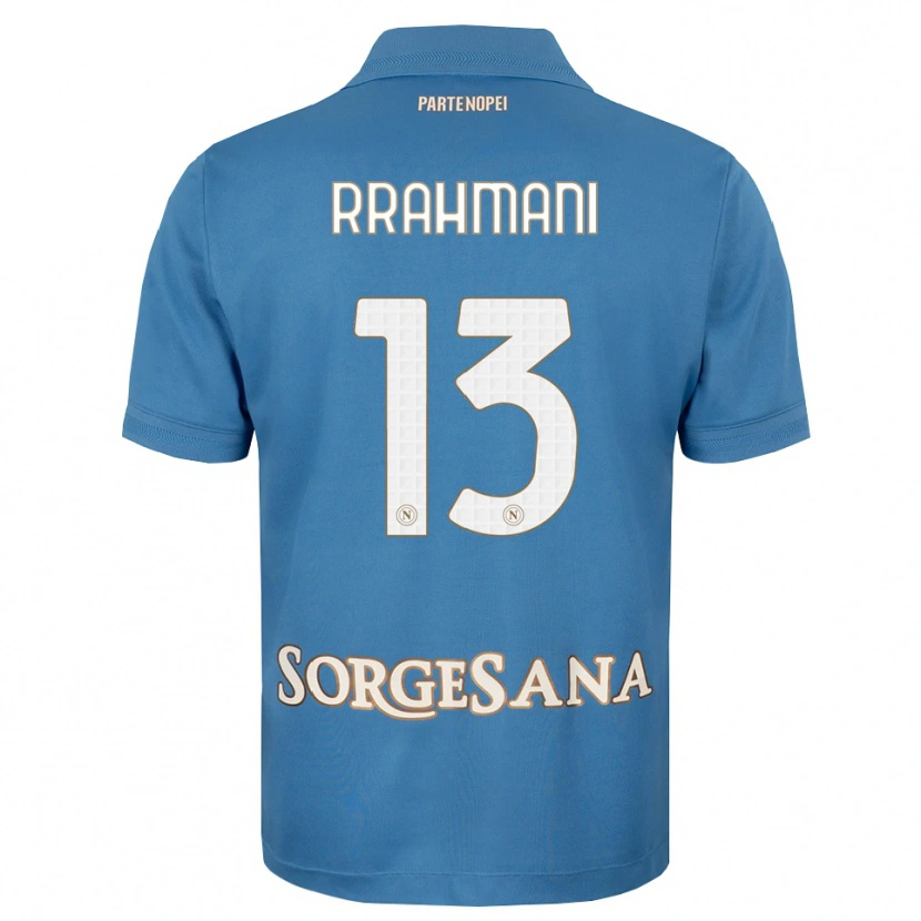 Danxen Dames Amir Rrahmani #13 Haze Blauw Wit Thuisshirt Thuistenue 2026/27 T-Shirt België