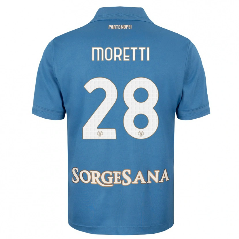 Danxen Dames Ginevra Moretti #28 Haze Blauw Wit Thuisshirt Thuistenue 2026/27 T-Shirt België